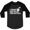 for your protection 3/4 Sleeve Shirt