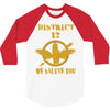 District 12 We Salute You 3/4 Sleeve Shirt