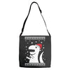 big trex santa ugly christmas Adjustable Strap Totes