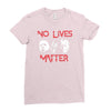 no lives matter Ladies Fitted T-Shirt