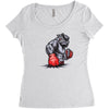 mma bulldog final Women's Triblend Scoop T-shirt