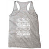 Real Kings Are Born On December 27 Racerback Tank