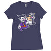 paper gotham 2 Ladies Fitted T-Shirt