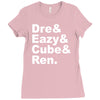 dre eazy cube rendre eazy cube ren Ladies Fitted T-Shirt
