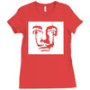 salvador dali face surrealist artist Ladies Fitted T-Shirt