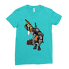 deathstroke marron Ladies Fitted T-Shirt