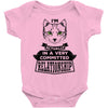 I Am Cat Actually In A Very Commited Relationship Baby Onesie