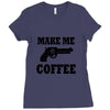 make me coffee Ladies Fitted T-Shirt
