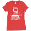 computer science pc nerd gamer zocker shooter funny Ladies Fitted T-Shirt