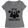 ancient swole'd dragon (black) Women's Triblend Scoop T-shirt