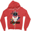 who loves chihuahua Zipper Hoodie