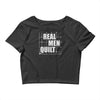 real men quilt Crop Top