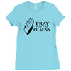 pray Ladies Fitted T-Shirt