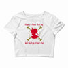 Pirate king Luffy Crop Top