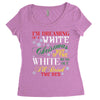 i'm dreaming of a white christms but if the white runs out i'll drink Women's Triblend Scoop T-shirt