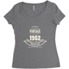 premium vintage 1952 classic perfectly aged limited edition Women's Triblend Scoop T-shirt