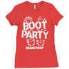 skinhead boot party Ladies Fitted T-Shirt