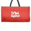 the dogfather beagle white Weekender Totes