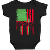 fist raised and proud! Baby Bodysuit