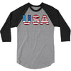 usa 3/4 Sleeve Shirt