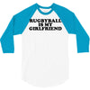 rugbyball is my girlfriend 3/4 Sleeve Shirt