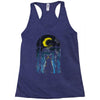 moon visitor Racerback Tank