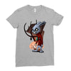 death bunny. Ladies Fitted T-Shirt