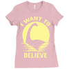 believe in nessie Ladies Fitted T-Shirt