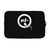 el q white logo Laptop sleeve