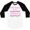 If My Uterus 3/4 Sleeve Shirt