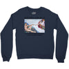 Michelangelo Creation of Adam Crewneck Sweatshirt