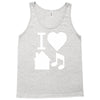 i love house music dj baseball Tank Top