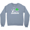 chillkr&ouml;te  fun kult shit bong marihuana joint smoke weed punk gras Crewneck Sweatshirt