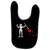 blackbeard's flag pirate edward teach Baby Bibs