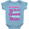 Grammy Was Created Because Need Real Heroes Baby Onesie