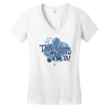 urealms   the tax Women's V-Neck T-Shirt