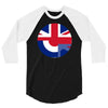 mod union jack, ideal gift, birthday present 3/4 Sleeve Shirt