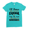 all women are created equal but only the best are born in november Ladies Fitted T-Shirt