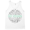 go vegan 3 Tank Top