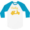 retro kult vespa 50 t shirt scooter roller s m l xl xxl 3/4 Sleeve Shirt