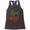vegan for life Racerback Tank