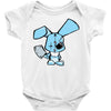 evil rabbit Baby Onesie