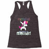 Born Unicorns-Born February Racerback Tank