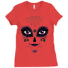 girl day of the dead Ladies Fitted T-Shirt