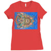 Bali barong Ladies Fitted T-Shirt