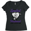 i'm not spoiled my husband just loves me Women's Triblend Scoop T-shirt