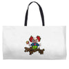 halloween clown Weekender Totes