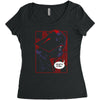death star sorrows Women's Triblend Scoop T-shirt