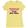 beer t shirt who said beer won't make you smart it made bud wiser funn Ladies Fitted T-Shirt