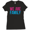 we are family Ladies Fitted T-Shirt